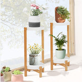 Lofaris 2 Tier Garden Corner Plants Stand Flower Planter